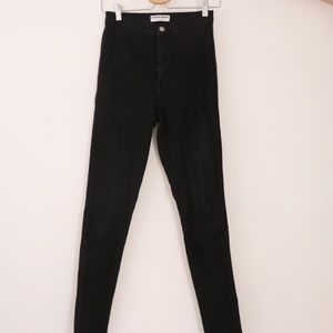 Black High Waist American Apparel Disco Pants Size Medium